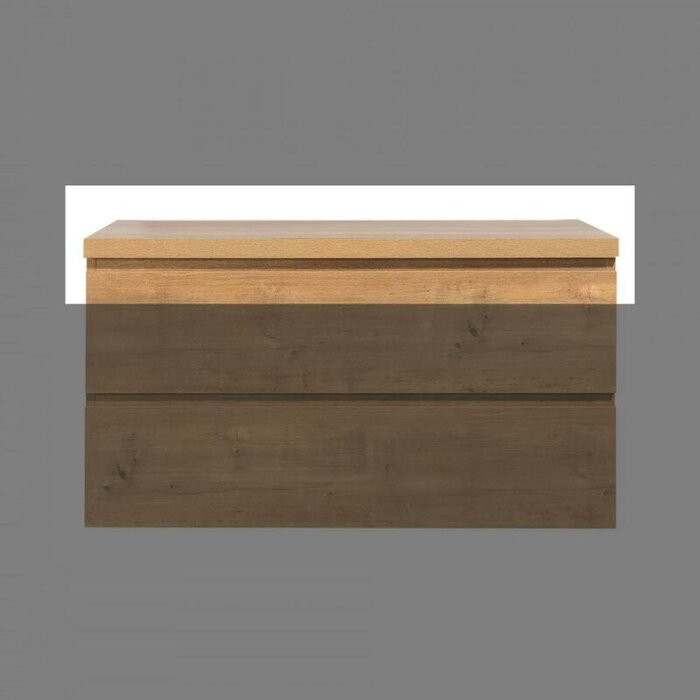 By Goof Topblad Tieme mat eiken 100cm