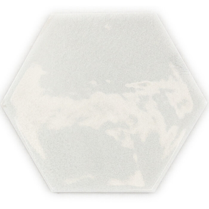 Cifre Cerámica Hexagon Moon White glans 16x18