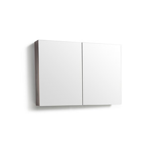 By Goof Spiegelkast Tieme mat donker eiken 100x70x16cm