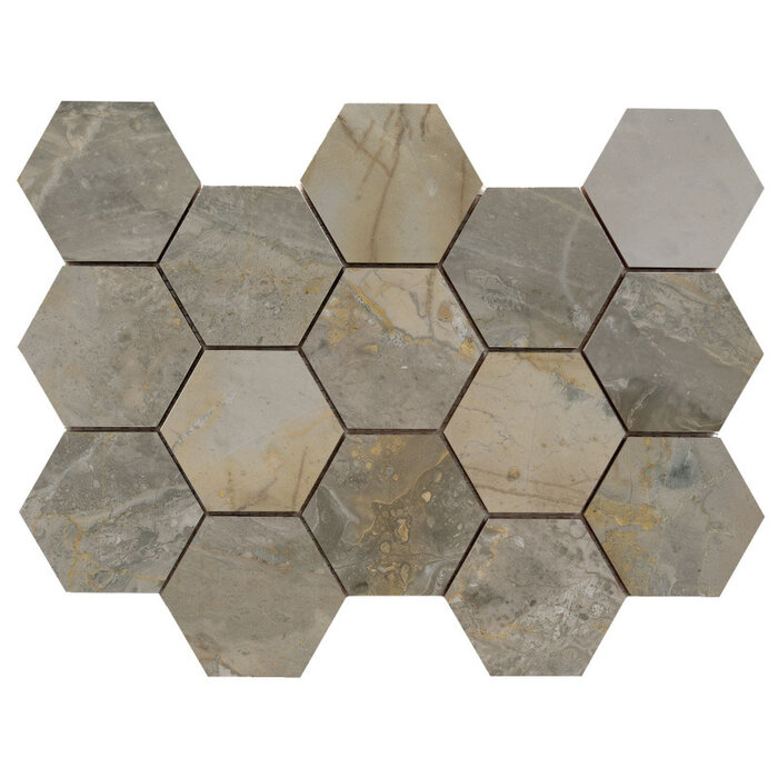 Cifre Cerámica Luxury hexagon mozaiek Ample Nature gepolijst 32,5x22,5
