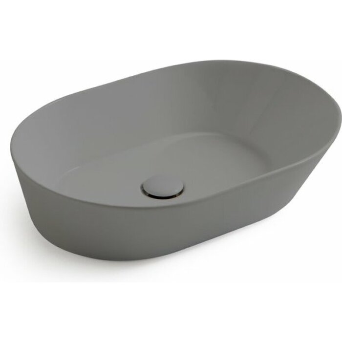 By Goof Mees design waskom ovaal mat grijs