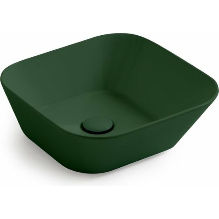 By Goof Mees design waskom vierkant mat groen