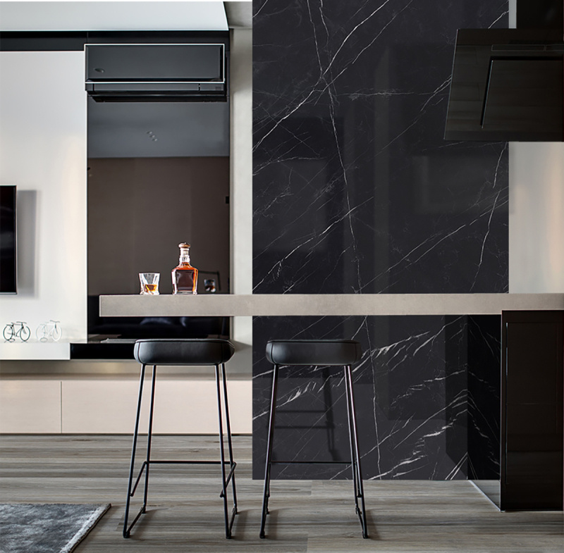 Energieker Marquina Black gepolijst 120x280 rett