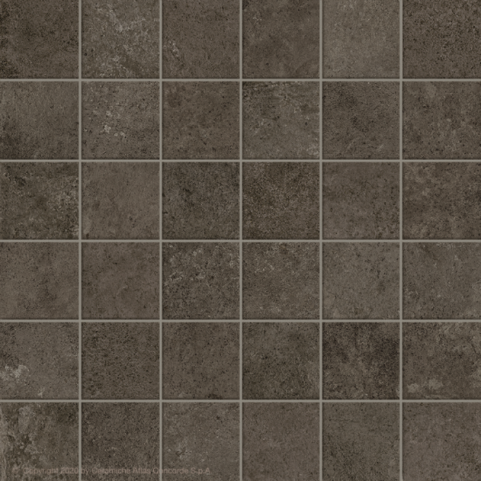 Atlas Concorde Solution Codec Antraciet mozaiek 5x5 op net van 30x30