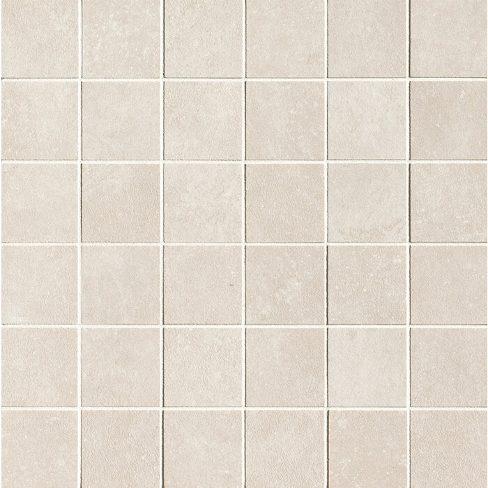 FAP Ceramiche Nobu White macro mosaico 5x5 op net van 30x30