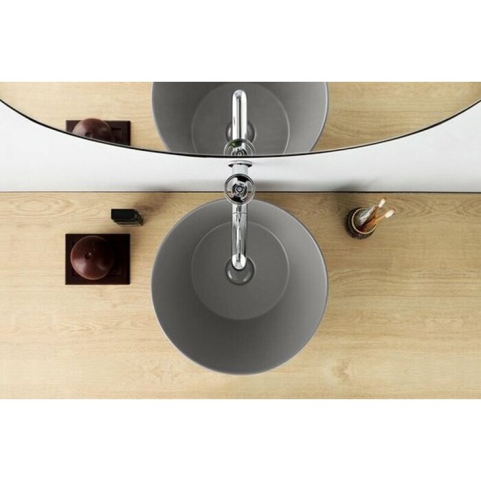 By Goof Mees design waskom rond mat grijs