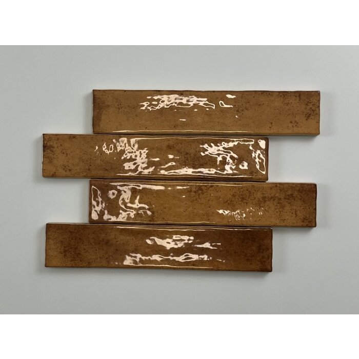 Cifre Cerámica Kalon Terracotta wandtegel 5x25 glans