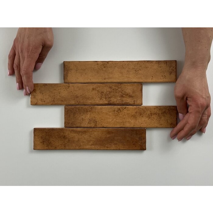 Cifre Cerámica Kalon Terracotta wandtegel 5x25 glans