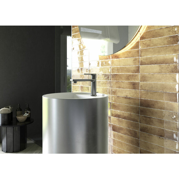 Cifre Cerámica Kalon Terracotta wandtegel 5x25 glans