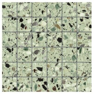 Energieker Medley terrazzo Leaf mozaiek 5x5 op net van 30x30
