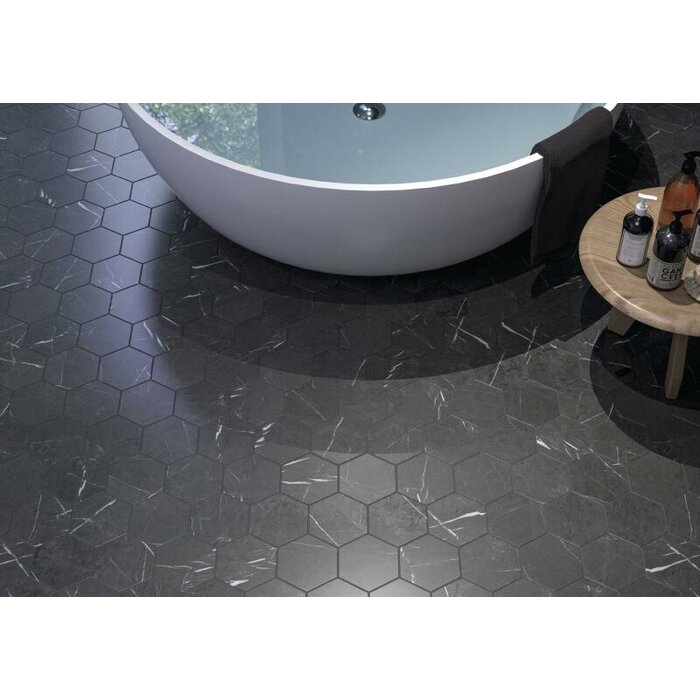 Cifre Cerámica Hexagon Marquina Mat 15x17