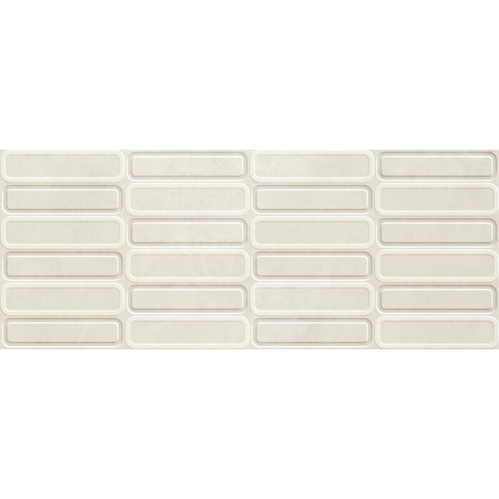 Cifre Cerámica Alure Ivory Oval decor wandtegel 30x75 rett