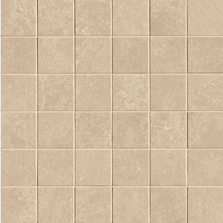 FAP Ceramiche Nobu Beige macro mosaico 5x5 op net van 30x30