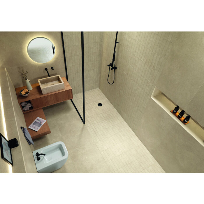 FAP Ceramiche Nobu Beige wandtegel 25x75 rett
