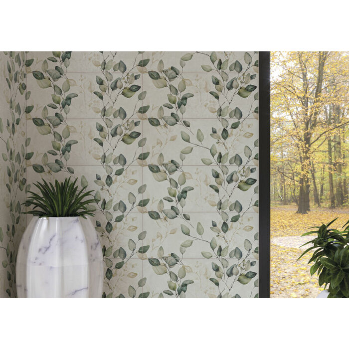 Cifre Cerámica Alure Ivory Caudalie decor wandtegel 30x75 rett