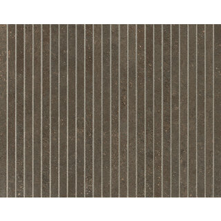 FAP Ceramiche Nobu Cocoa tratti mosaico 1x24 rond op net van 24x30,5