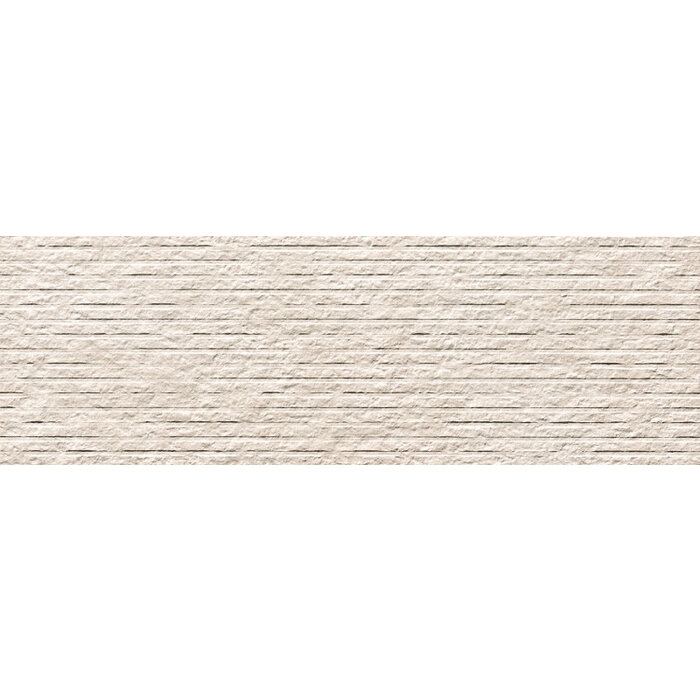 FAP Ceramiche Nobu White wandtegel row 25x75 rett