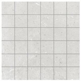 Energieker Hollstone Milky mozaiek 5x5 op net van 30x30