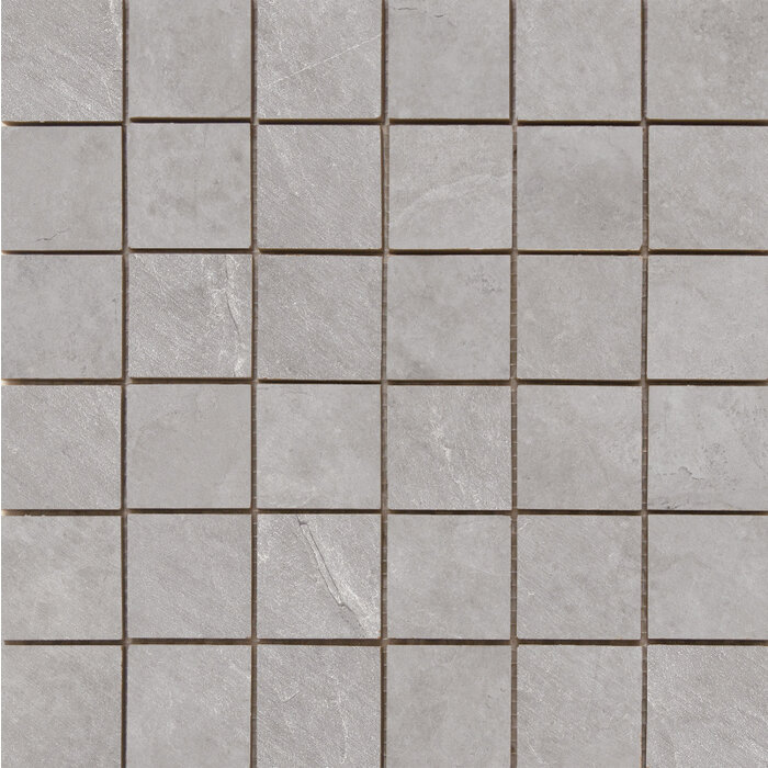 Cifre Cerámica Statale Greige mozaiek 5x5 op net van 30x30