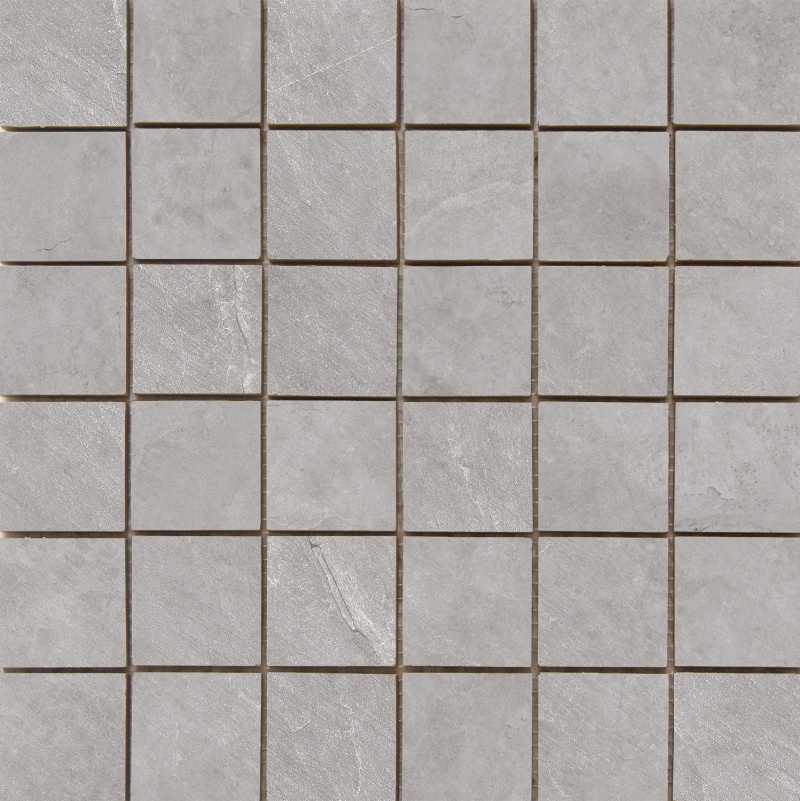Cifre Cerámica Statale Greige mozaiek 5x5 op net van 30x30