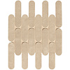 FAP Ceramiche Nobu Beige curve mosaico 3,5x14,5 op net van 29x29,5