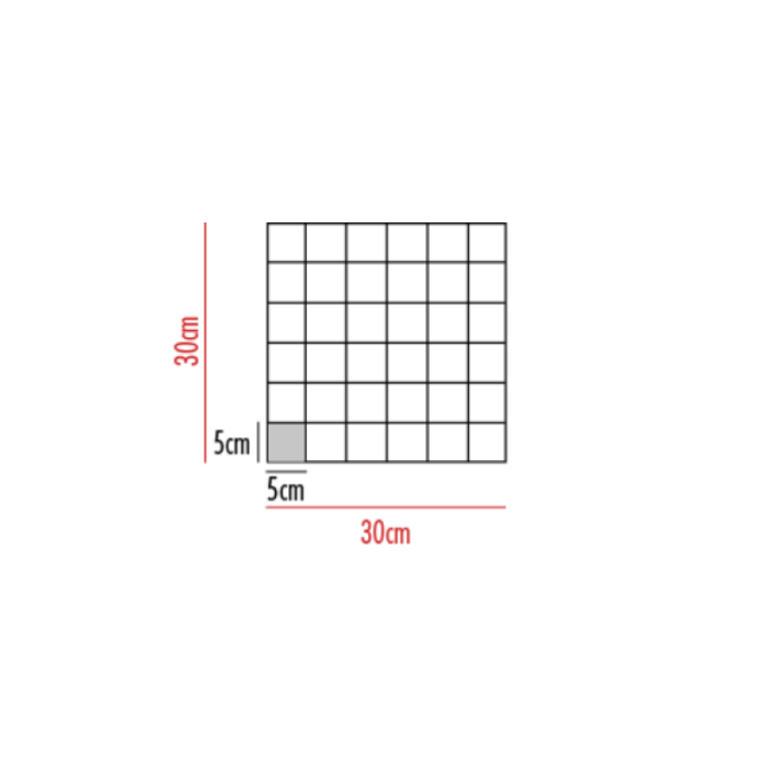Cifre Cerámica Mozaiek Neutra Antracite 5x5