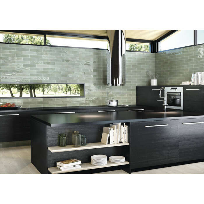 Cifre Cerámica Opal Turquoise glans 7,5x30