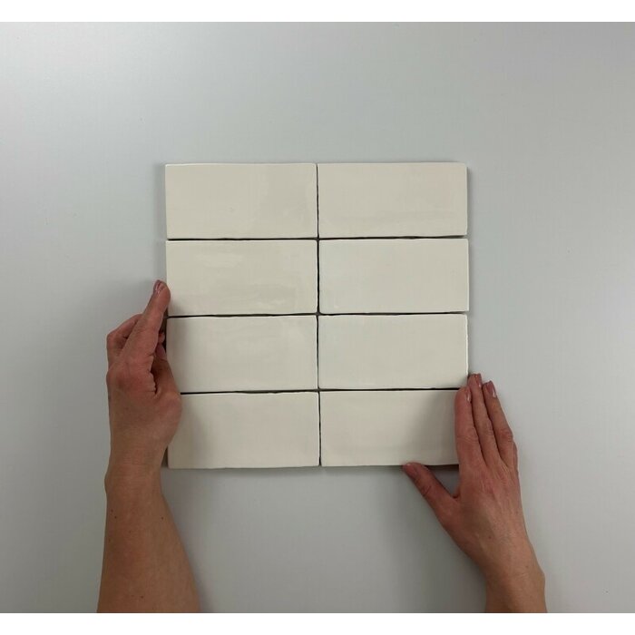 Cifre Cerámica Atlas Ivory Brillo 7,5x15