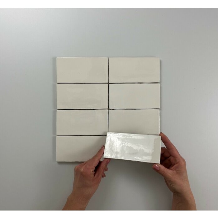 Cifre Cerámica Atlas Ivory Brillo 7,5x15