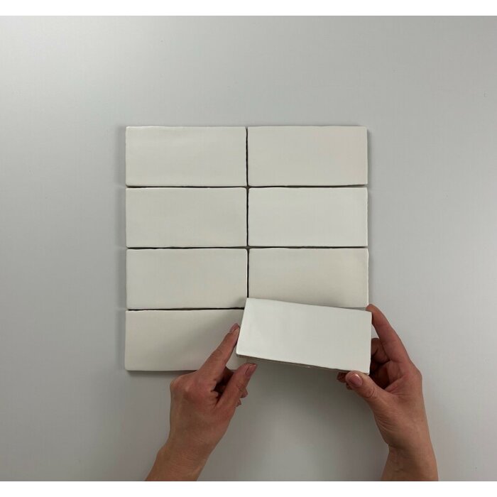 Cifre Cerámica Atlas White Mate 7,5x15