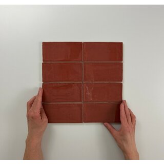 Cifre Cerámica Atlas Garnet Brillo 7,5x15