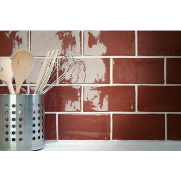 Cifre Cerámica Atlas Garnet Brillo 7,5x15