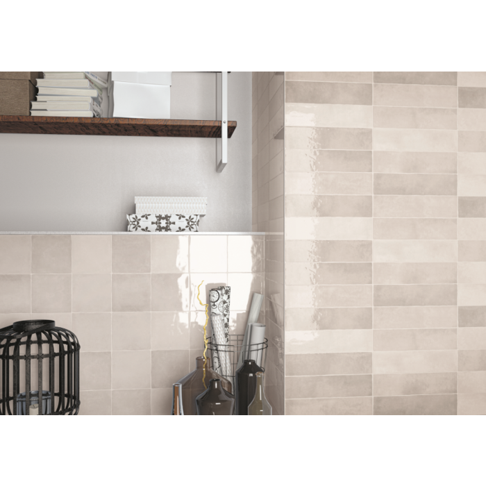 By Goof Moos White glans handvorm 13x13