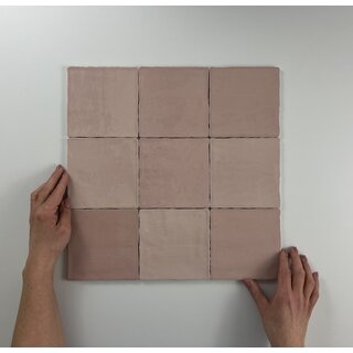 By Goof Moos Pink glans handvorm 13x13