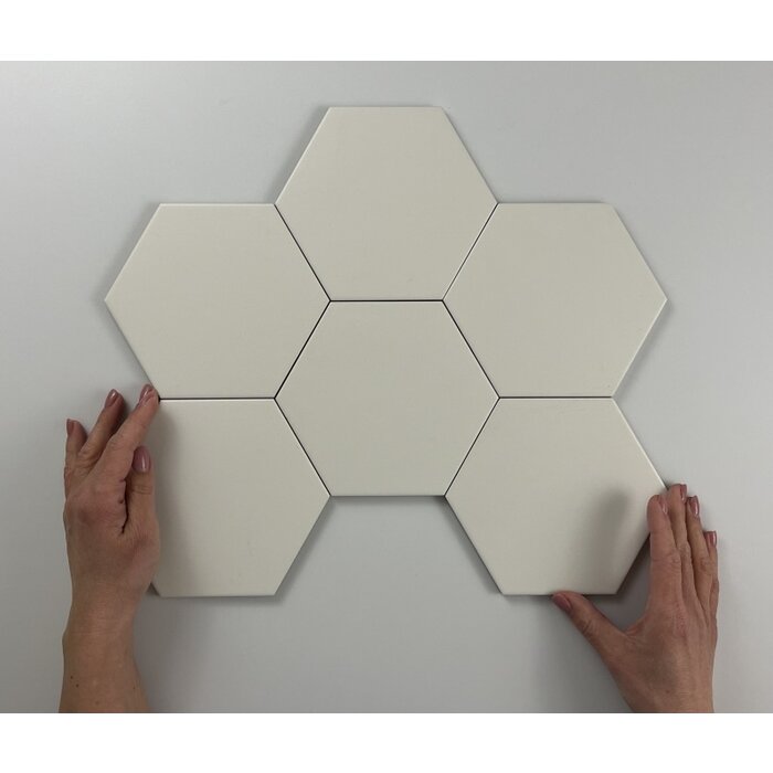 Cifre Cerámica Hexagon Timeless Ivory mat 15x17