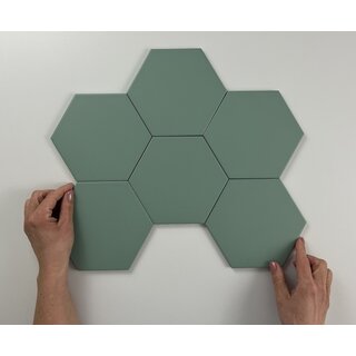 Cifre Cerámica Hexagon Timeless Jade mat 15x17