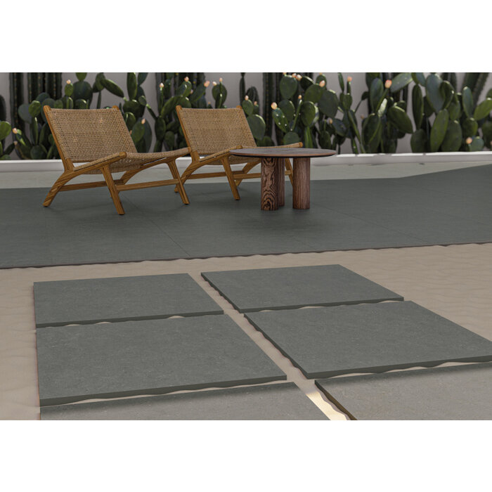 Cifre Cerámica Terrastegel Acron Anthracite 60x60 rett 20mm