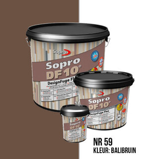 Sopro Voegmortel Sopro DF 10 Flexibel balibruin nr. 59 5kg