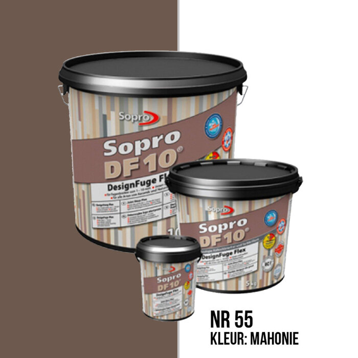 Sopro Voegmortel Sopro DF 10 Flexibel mahonie nr. 55 5kg