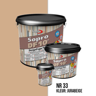 Sopro Voegmortel Sopro DF 10 Flexibel jurabeige nr. 33 1kg