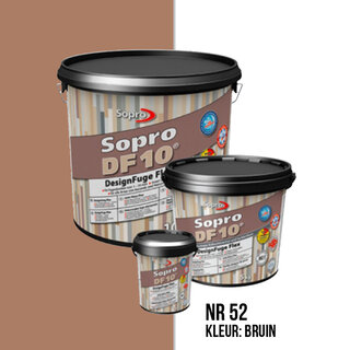 Sopro Voegmortel Sopro DF 10 Flexibel bruin nr. 52 1kg