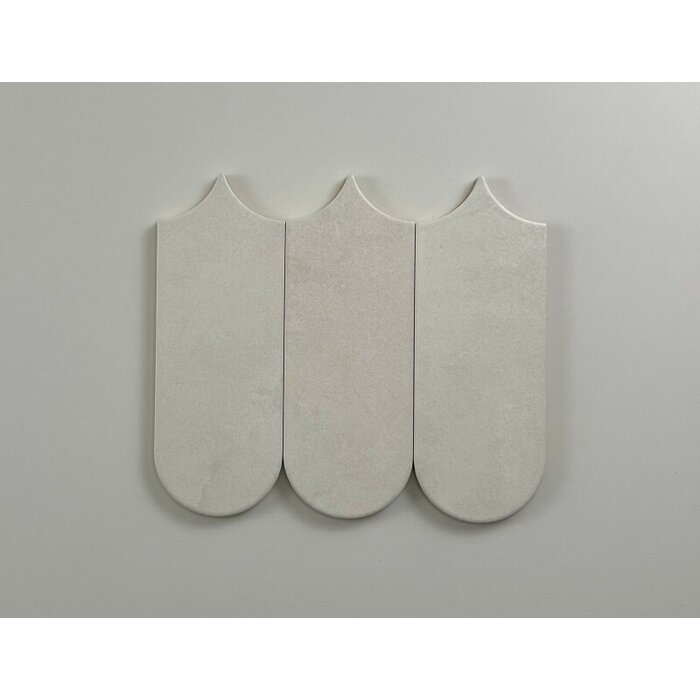 Cifre Cerámica Alure White visschub wandtegel 8x21,5