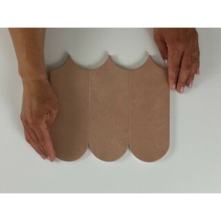 Cifre Cerámica Alure Terra visschub wandtegel 8x21,5