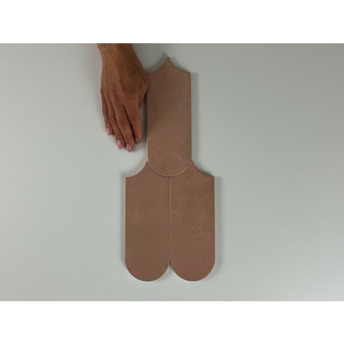 Cifre Cerámica Alure Terra visschub wandtegel 8x21,5