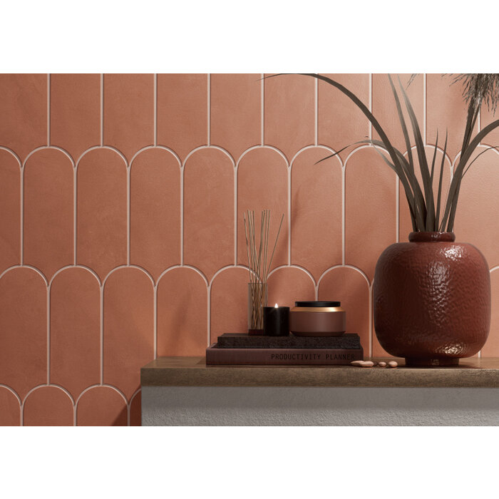 Cifre Cerámica Alure Terra visschub wandtegel 8x21,5