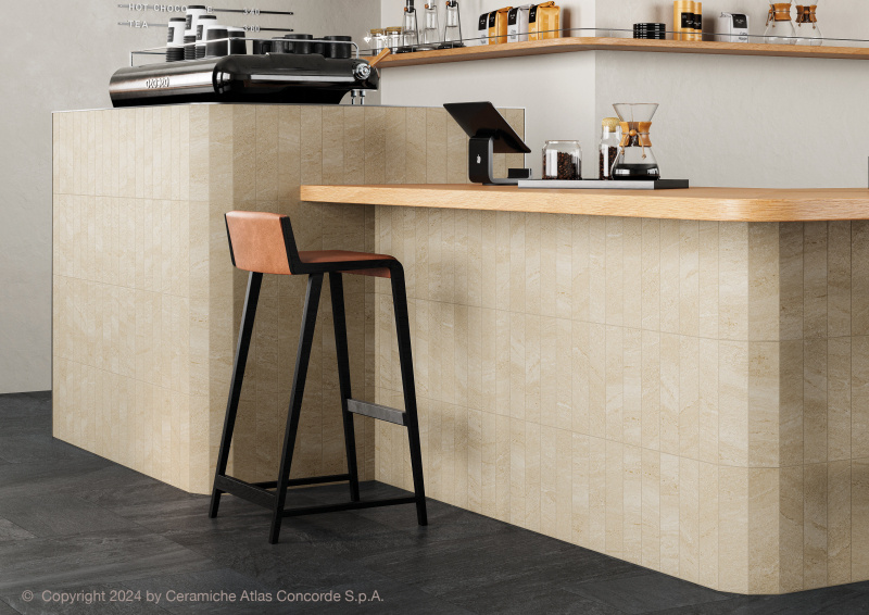 Atlas Concorde Solution Ultrablock Desert Brick wandtegel 7,5x30