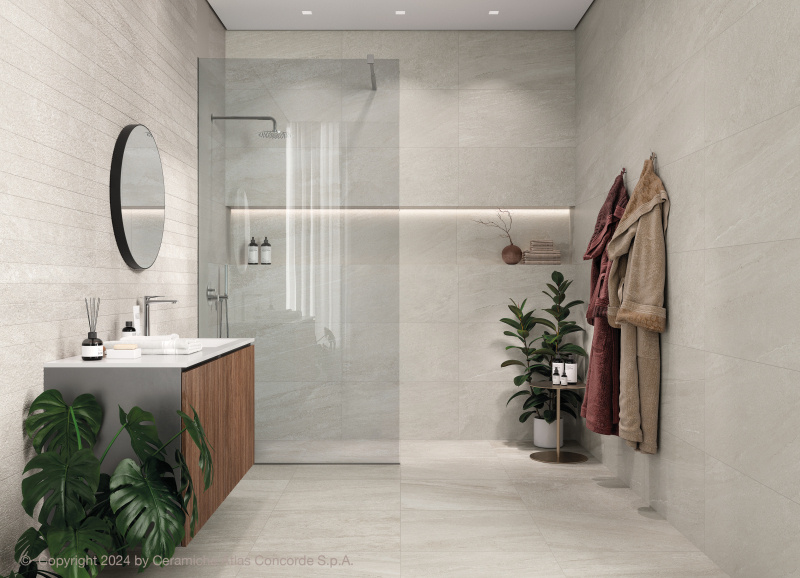 Atlas Concorde Solution Ultrablock White wandtegel 40x80 rett