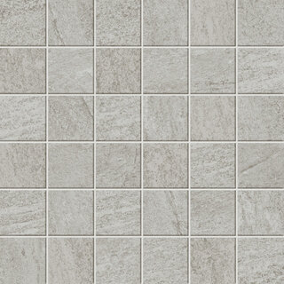 Atlas Concorde Solution Ultrablock Silver mozaiek 5x5 op net van 30x30