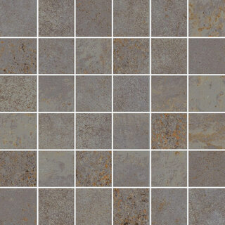 Energieker Flatiron Silver mozaiek 5x5 op net van 30x30