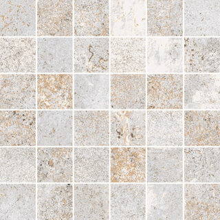 Energieker Flatiron White mozaiek 5x5 op net van 30x30